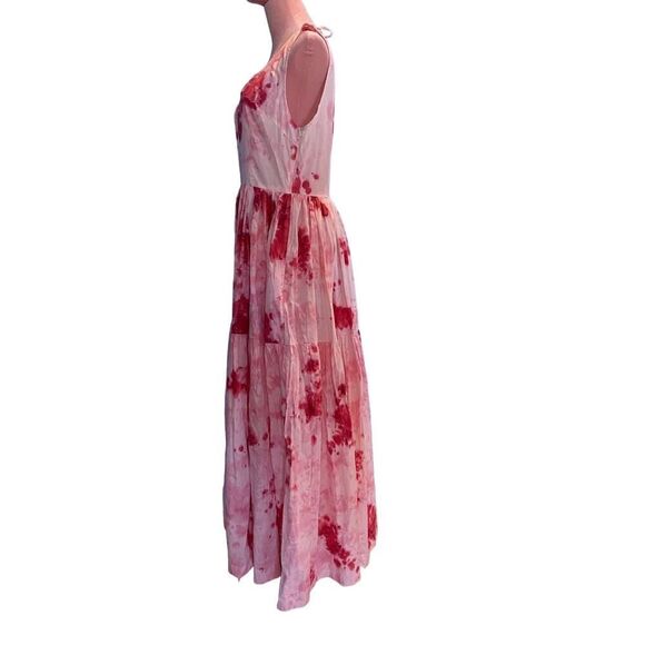 NWT S/W/F SWF Cotton Summer Dress Prom Wedding Special Occasion Pink RTL $409 - Picture 4 of 9